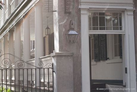Piazza on side of house in Charleston, SC JHHGH1-1070234