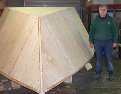 Plywood boat hull