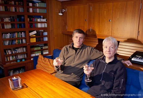 Christmas Day aboard S/V Polaris, West Greenland Christmas Day.