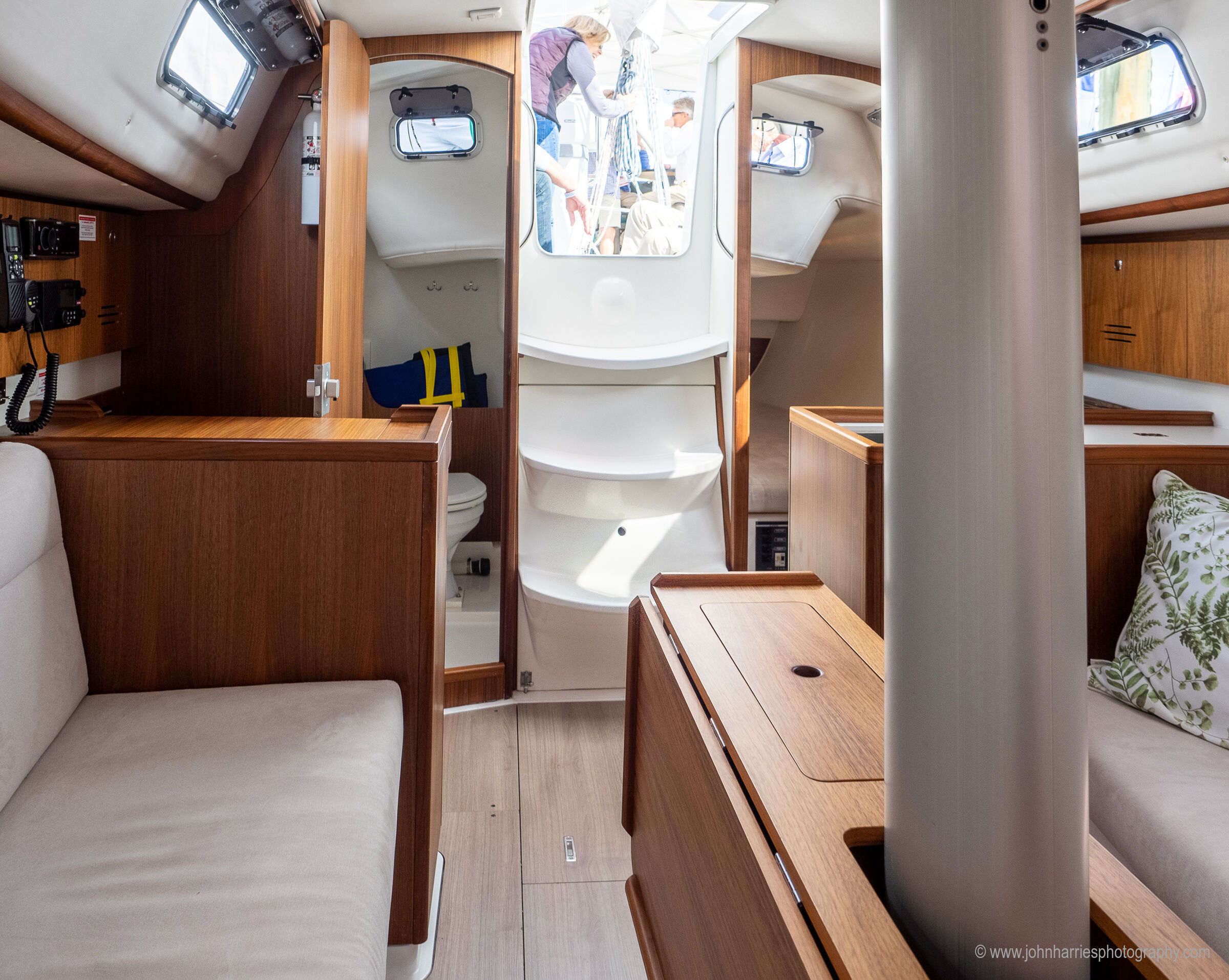 j105 sailboat interior